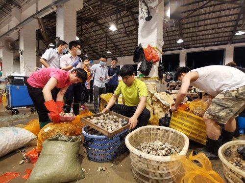 凌晨行动 广州市市场监管局突击检查水产品市场
